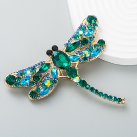 Alloy diamond super flash dragonfly cartoon brooch female pin wholesalepicture17
