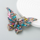 Rtro nouveau cristal strass papillon broche mode animal insecte dame brochepicture12