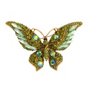 Rtro nouveau cristal strass papillon broche mode animal insecte dame brochepicture17
