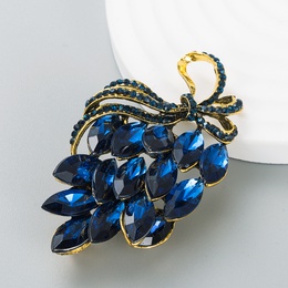Exaggerated personality fashion trend colorful crystal dazzling rhinestone alloy broochpicture15