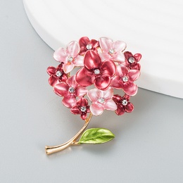 Fashion rhinestone dripping flower brooch simple brooch accessoriespicture10