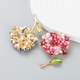 Fashion rhinestone dripping flower brooch simple brooch accessoriespicture12