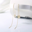 female long tassel rose flower zircon crystal earrings light luxury earringspicture10