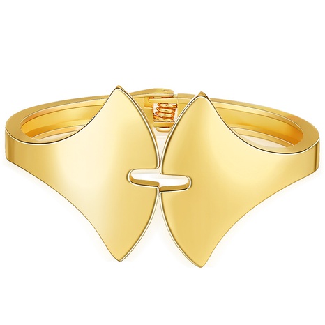 European glossy cold wind bracelet fan-shaped design bracelet NHBD509577's discount tags