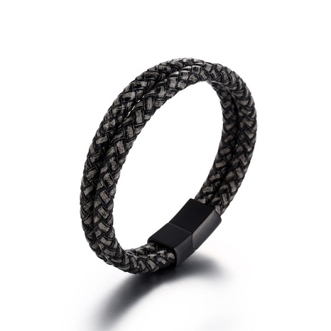 bracelet à boucle magnétique en acier au titane hip-hop pour hommes à la mode's discount tags