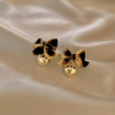 Fashion Leopard Earrings Bow Metal Heart Earrings Autumn and Winter Earringspicture9