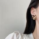 Fashion Leopard Earrings Bow Metal Heart Earrings Autumn and Winter Earringspicture10