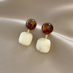 fashion geometric earrings acrylic earrings retro earrings wholesale
