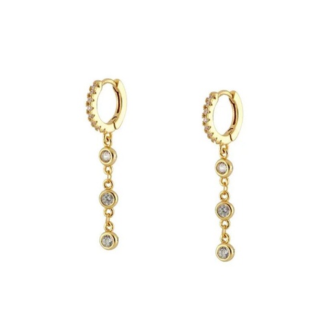 gold-plated crystal chain ear buckle wholesale's discount tags