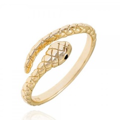European and American creative personality snake-shaped alloy ring