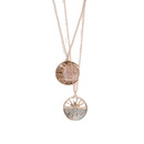 Sun moon round copper necklace wholesalepicture11