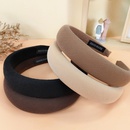 simple solid color fabric autumn and winter color sponge widebrimmed headband NHUX510081picture6