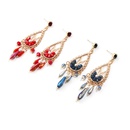 autumn and winter retro simple long section hollow flower womens earringspicture11