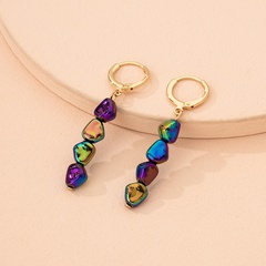 retro baroque pearl earrings colorful earrings female fashion earrings wholesale