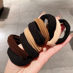 10 pieces of thick hair rope tie hair rubber band new high elasticity durable hair tie female