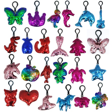 reflective Fish Sequin Keychain Fashion Bag Pendant Accessories's discount tags