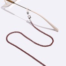 Nonslip popular metal rope gold wine red thick handmade glasses chainpicture7