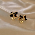 Fashion Leopard Earrings Bow Metal Heart Earrings Autumn and Winter Earringspicture13