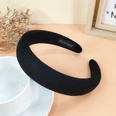 simple solid color fabric autumn and winter color sponge widebrimmed headband NHUX510081picture11