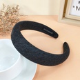 simple solid color fabric autumn and winter color sponge widebrimmed headband NHUX510081picture12