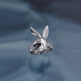 European and American new creative dark retro rabbit butterfly alloy ring  NHYIA510620picture36