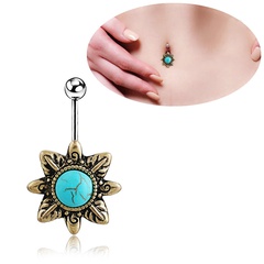 Fashion belly button ring stainless steel umbilical nail