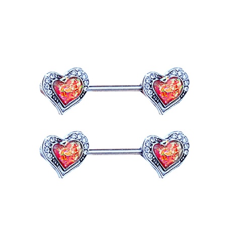 nuevo producto imitación de varilla recta Opal corazón producto de punción de uñas de mama's discount tags