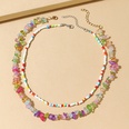 sweet ethnic color natural stone creative retro rice bead necklace setpicture4