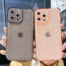 Fashion laser love mobile phone case transparent suitable for iphone phone casepicture6