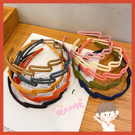 Korean geometric color headband wholesale's discount tags