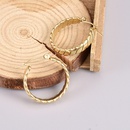 personality temperament chain Cshaped titanium steel earringspicture9