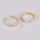 personality temperament chain Cshaped titanium steel earringspicture10