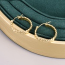 personality temperament chain Cshaped titanium steel earringspicture11