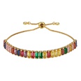 New color zircon bracelet T square zircon pull bracelet adjustable jewelry accessoriespicture10