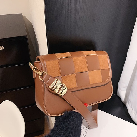 new style shoulder bag autumn and winter texture messenger bag small square bag NHJZ517226's discount tags