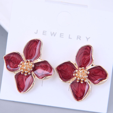 Korean Fashion Sweet Petal Stud Earrings Wholesale's discount tags