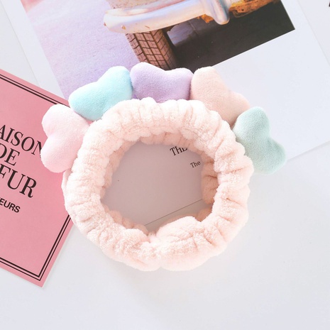 cute color heart plush hairband wholesale's discount tags