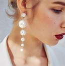 Korean style long size pearl tassel earrings women wholesalepicture10