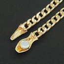 Fashion creative diamond snake head magnet alloy braceletpicture11