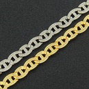 Fashion full diamond 8shaped buckle alloy braceletpicture9