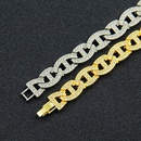 Fashion full diamond 8shaped buckle alloy braceletpicture10