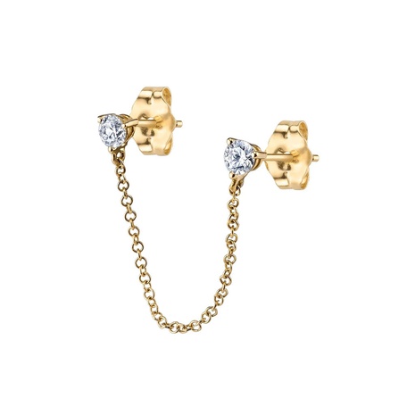 European and American cross chain diamond earrings wholesale's discount tags
