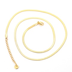 goldene Schlangenknochenkette Damen Schlüsselbeinkette Halskette