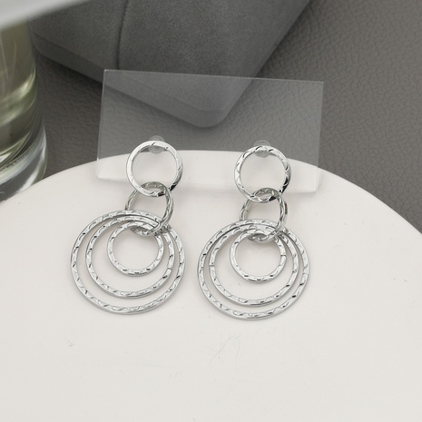 Fashion style all-match round circle earrings's discount tags
