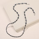 beaded crystal glasses mask chain dualuse lanyard simple antilost glasses chain hanging neckpicture10