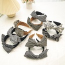 autumn and winter printing bowknot wide brim headbandpicture8