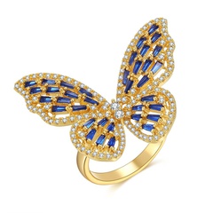 butterfly open ring hollow creative three-dimensional jewelry Korean fashion new rings