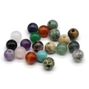 Cristal naturel agate jade perles en vrac 10mm perles rondes gros trous perles bijoux accessoirespicture9