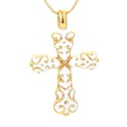 gouttes d39huile croix femme simple pendentif chane de la clavicule collier en grospicture14