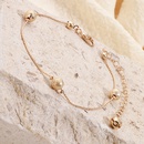 Modische goldene Perlen trendiger Schmuck exquisites Armbandpicture11